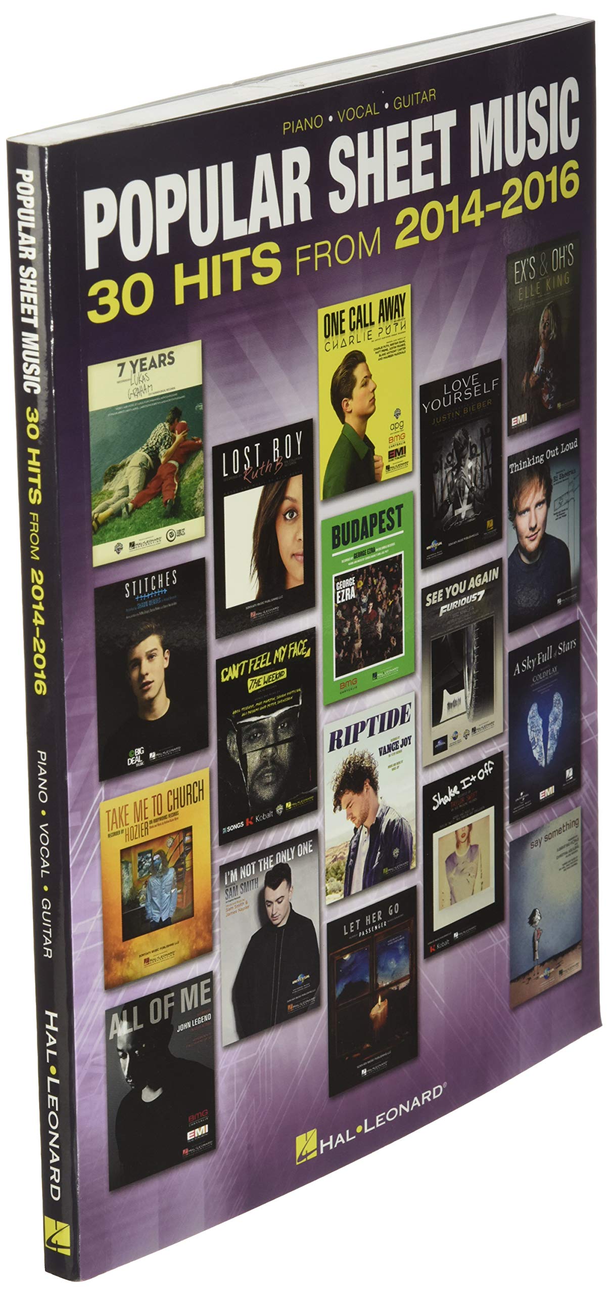Popular Sheet Music: 30 Hits from 2014-2016 - Piano, Vocal and Guitar Chords