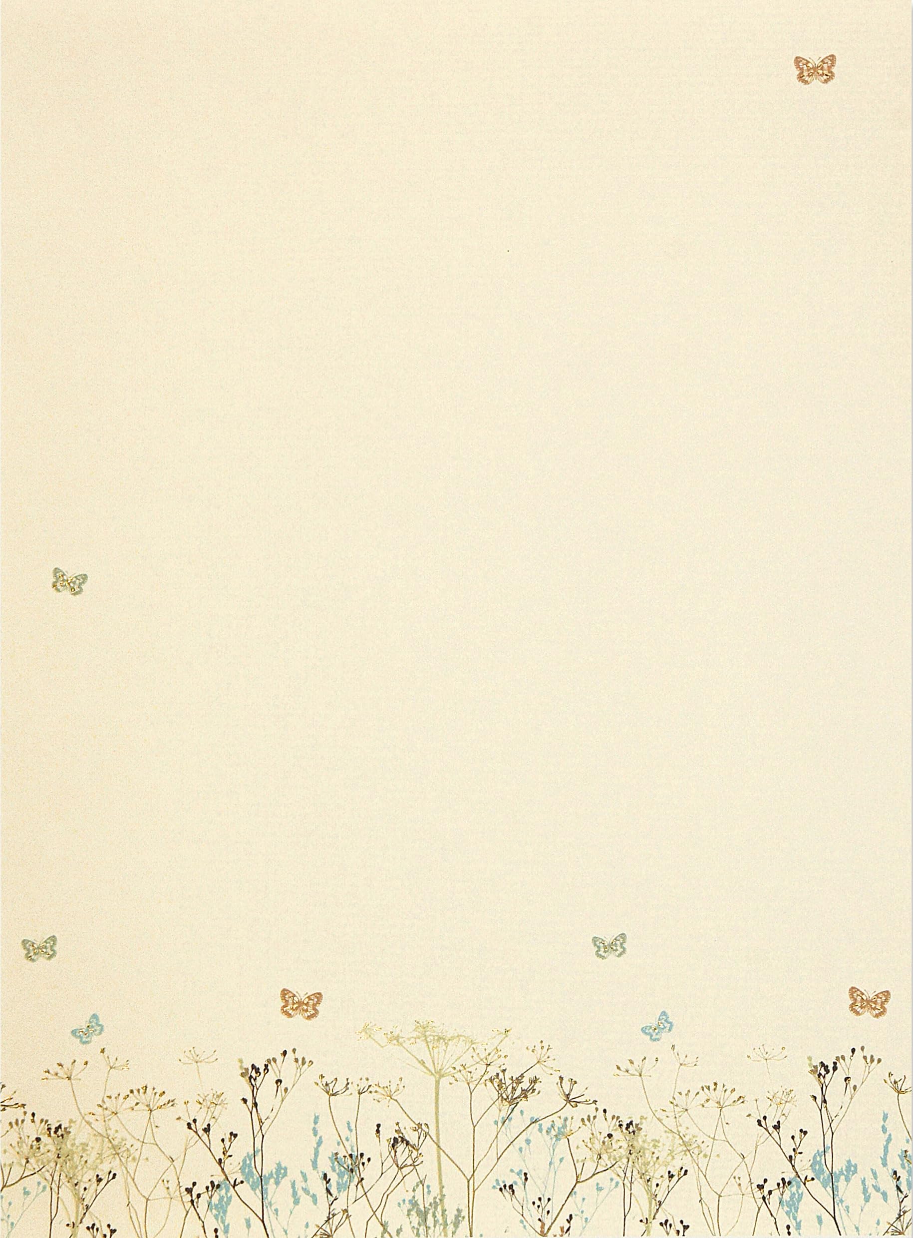 Butterflies: Letter-perfect Stationery (Letter-perfect Stationery Series)