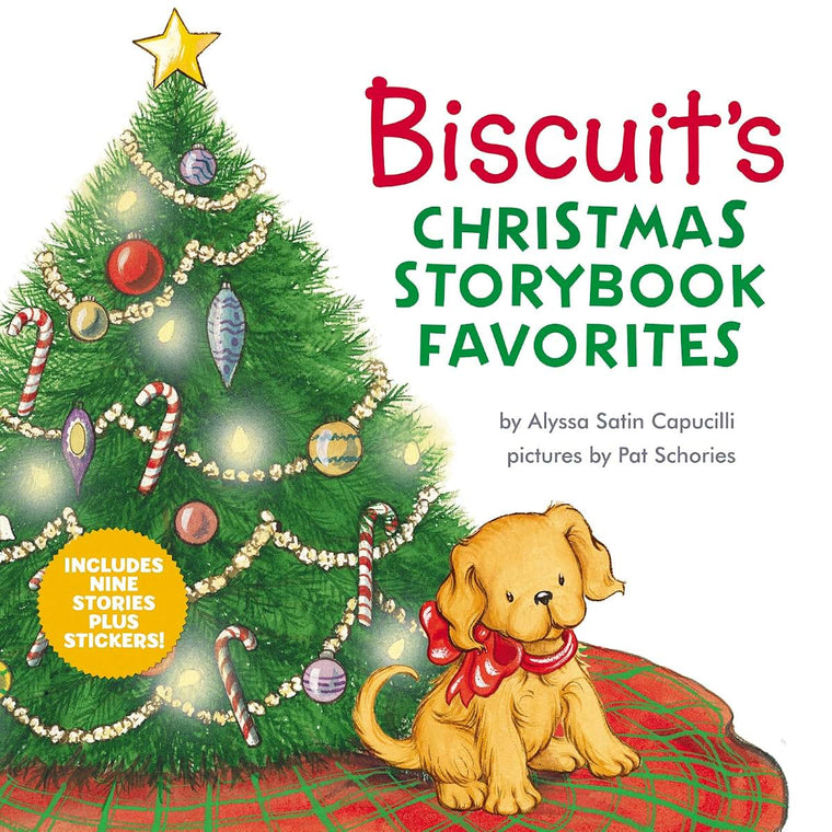 Biscuits Christmas Storybook Favorites: Includes 9 Stories Plus Stickers! A Christmas Holiday Book for Kids