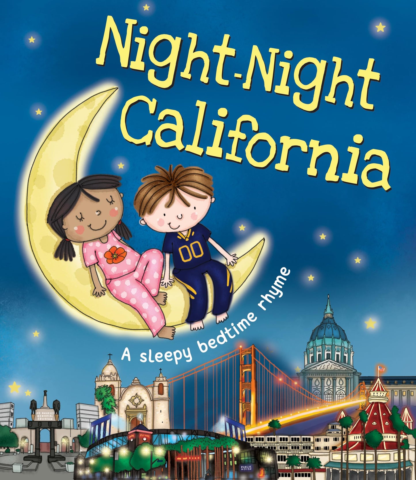 Night-Night California: A Sweet Goodnight Board Book for Kids and Toddlers