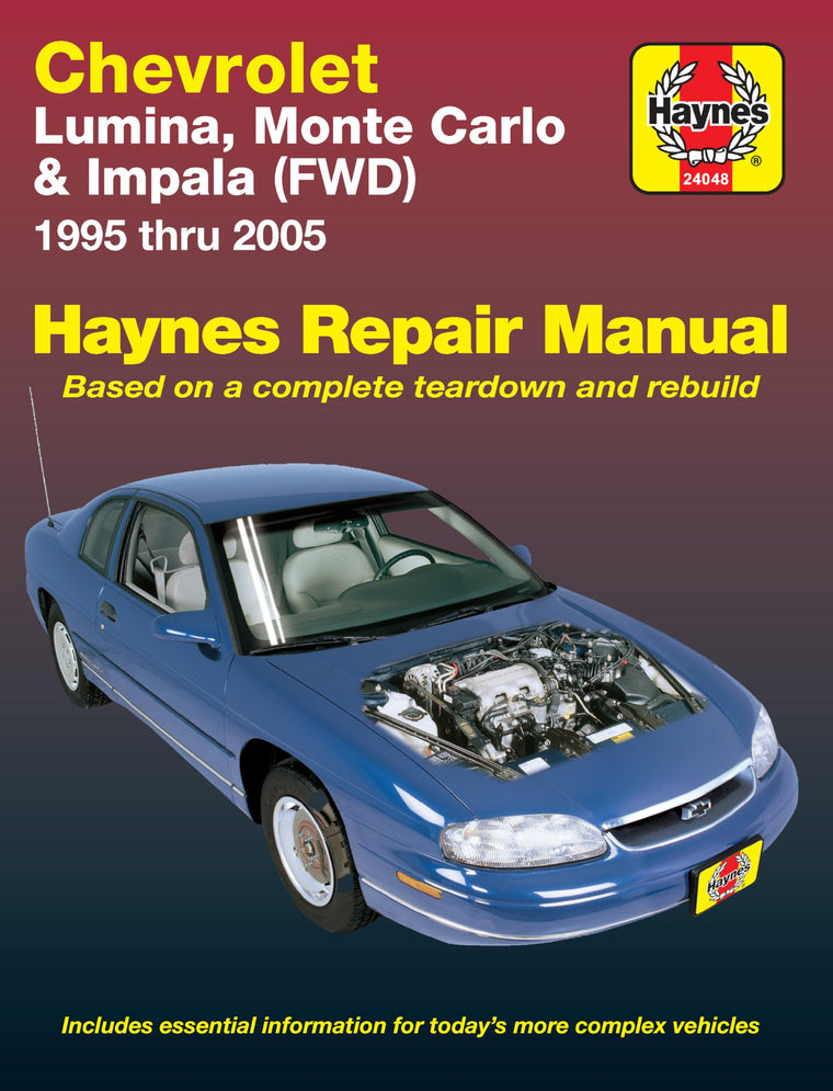 Chevrolet Lumina, Monte Carlo & Impala FWD (1995-2005) Haynes Repair Manual (Does Not Include Information Specific to Rear-Wheel Drive Impala Models or Supercharged Models)