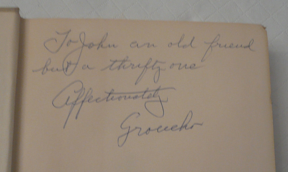 The Groucho Letters: Letters from and to Groucho Marx