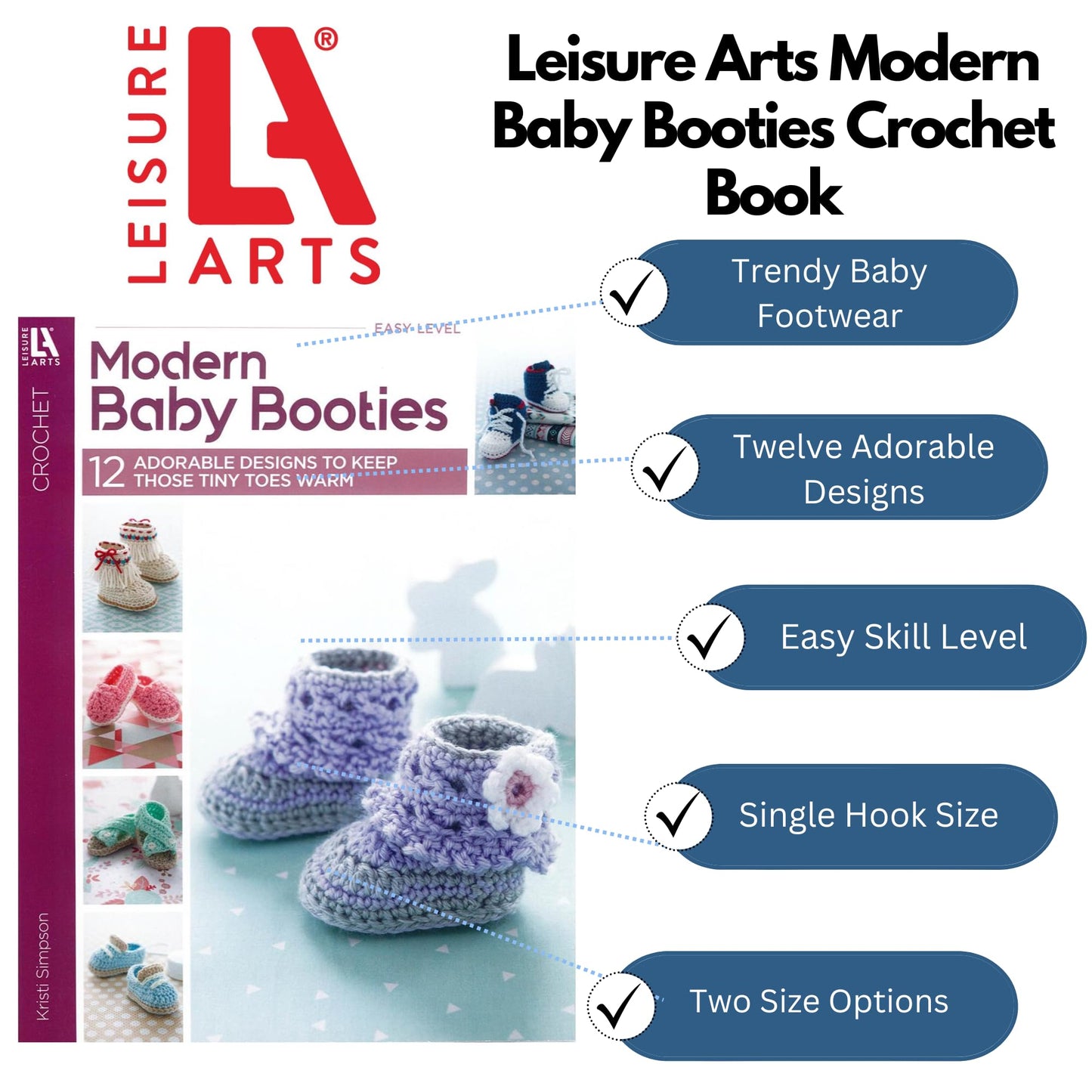 Modern Baby Booties