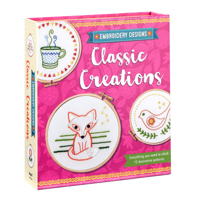 Embroidery Designs Classic Creations: Everything You Need to Stitch 12 Decorative Patterns