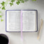KJV Holy Bible, Mini Pocket Size, Faux Leather Red Letter Edition - Ribbon Marker, King James Version, Purple (KJV Pocket Editions)