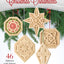 Chip Carved Christmas Ornaments: 46 Patterns with Infinite Variations (Fox Chapel Publishing) Ready-to-Use Full-Size Designs for Festive Holiday Chip Carvings, with a Step-by-Step Beginner's Project