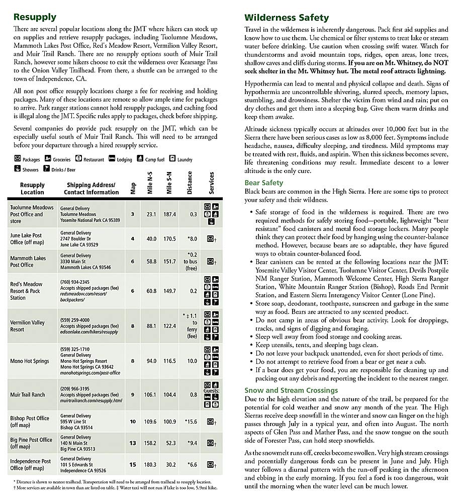 John Muir Trail Topographic Map Guide (National Geographic Topographic Map Guide)