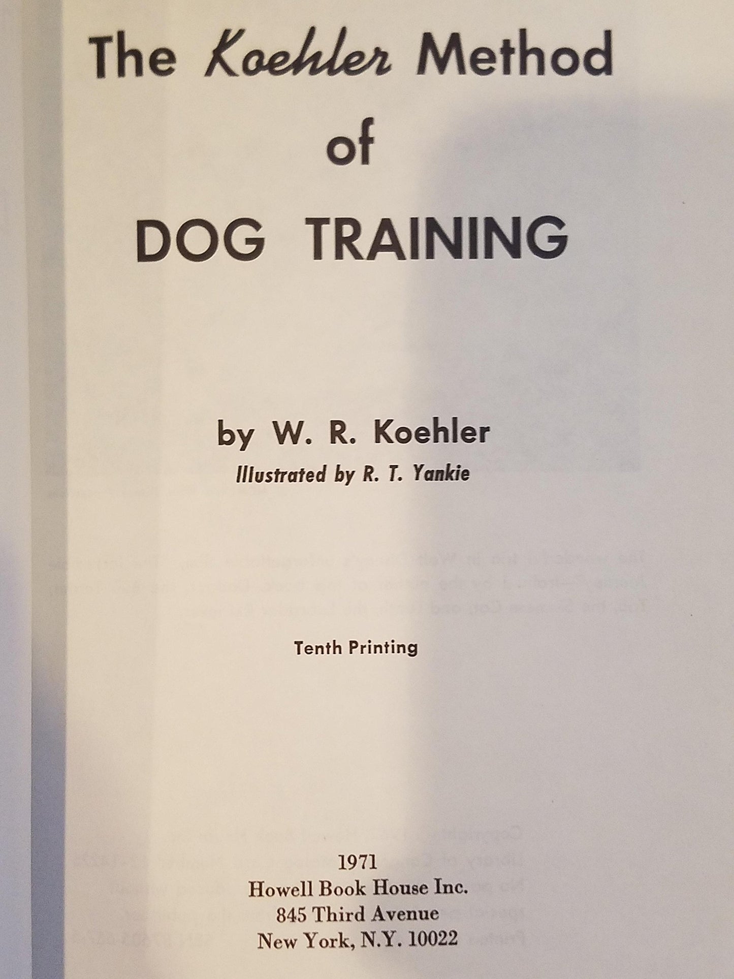 The Koehler Method of Dog Training - Certified Techniques