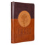 Trust Jeremiah 17:7-8 Bible Verse Brown Faux Leather Journal Inspirational Zippered Notebook w/Ribbon and Lined Pages, 6.5 x 8.75 Inches