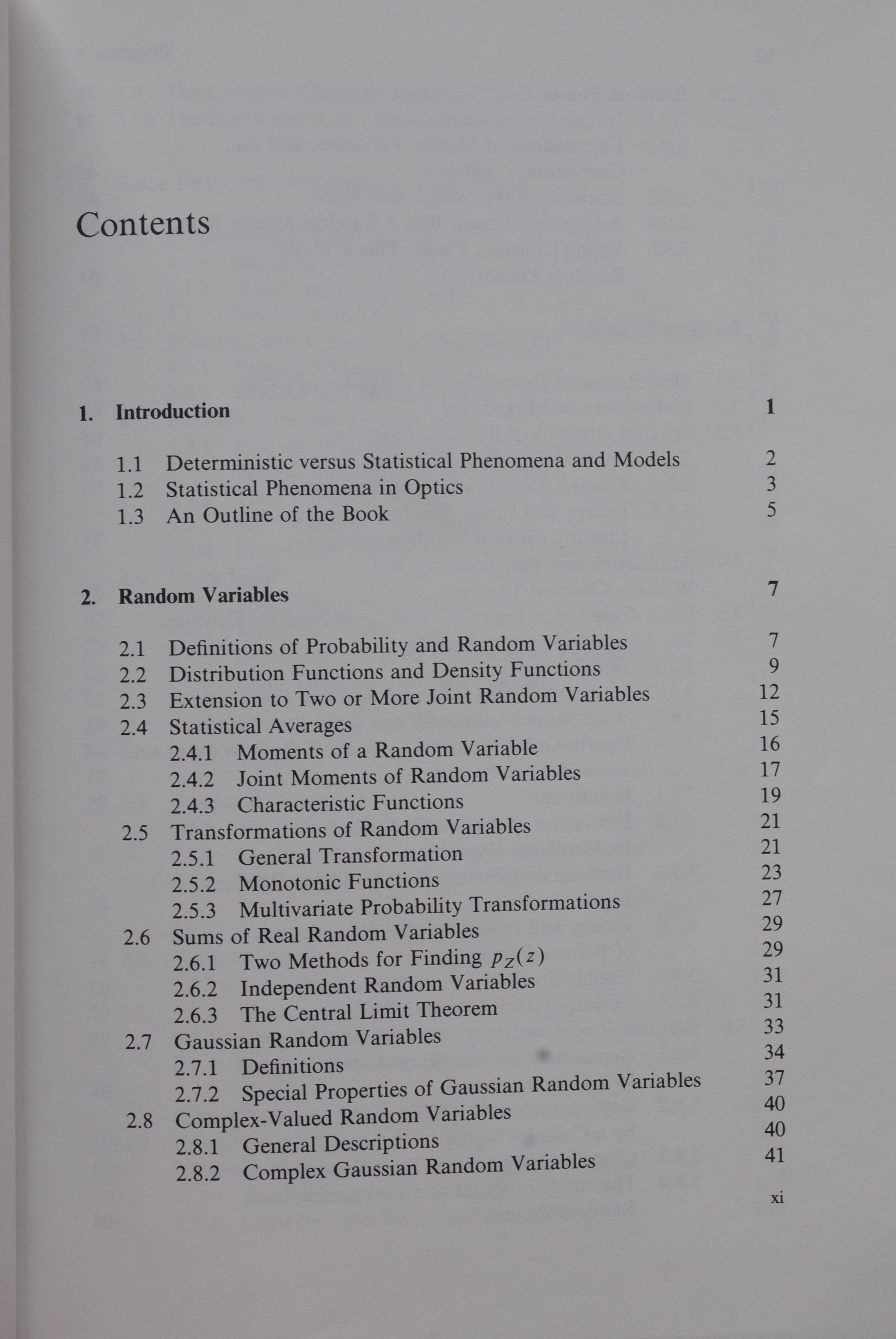 Statistical Optics (Wiley Series in Pure and Applied Optics)