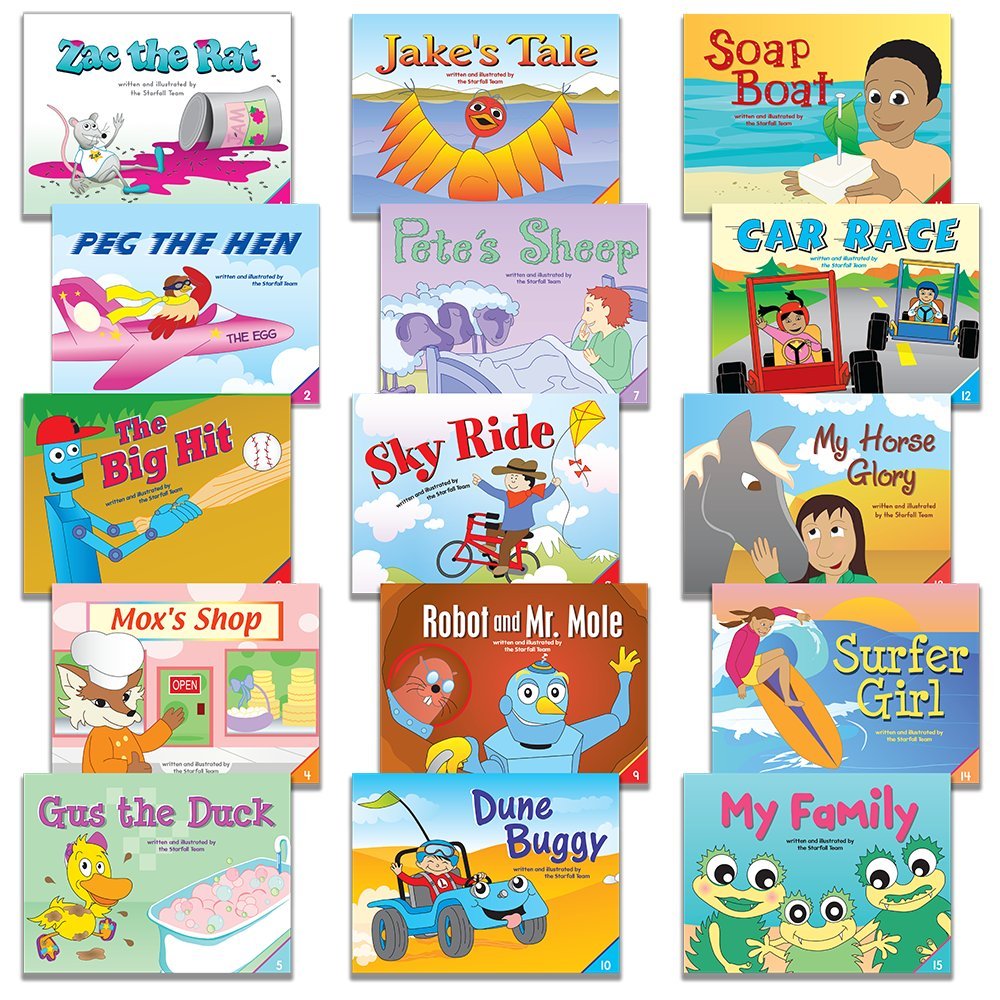 Starfall Learn to Read 15 Phonics Books