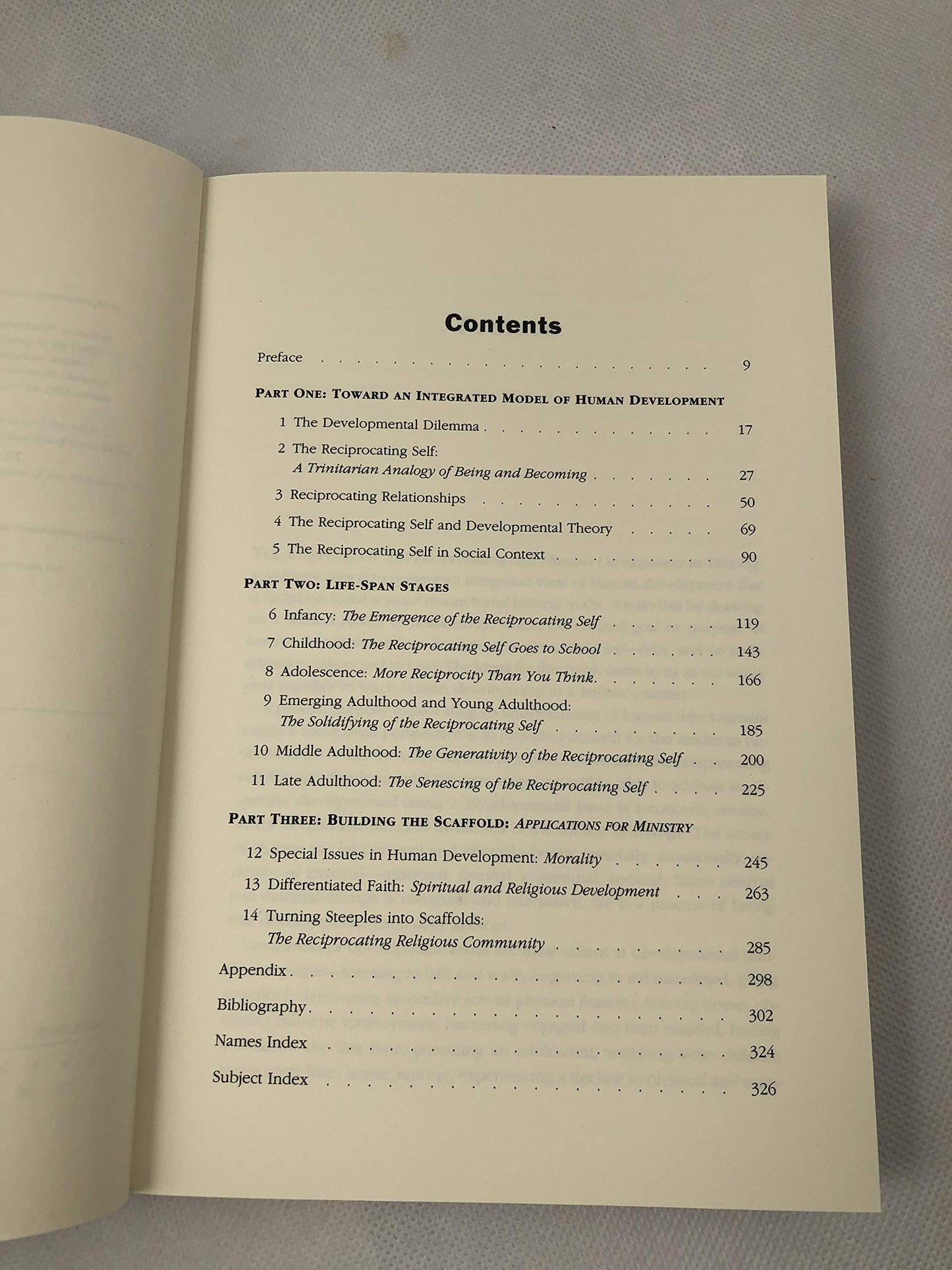 The Reciprocating Self: Human Development in Theological Perspective