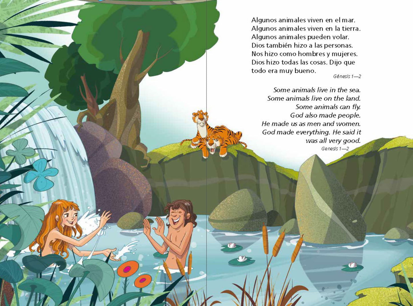 Easy to Read Bible (Bilingual) / La Biblia fcil de leer (Bilinge): Practice your reading and learn the Bible (Spanish Edition)