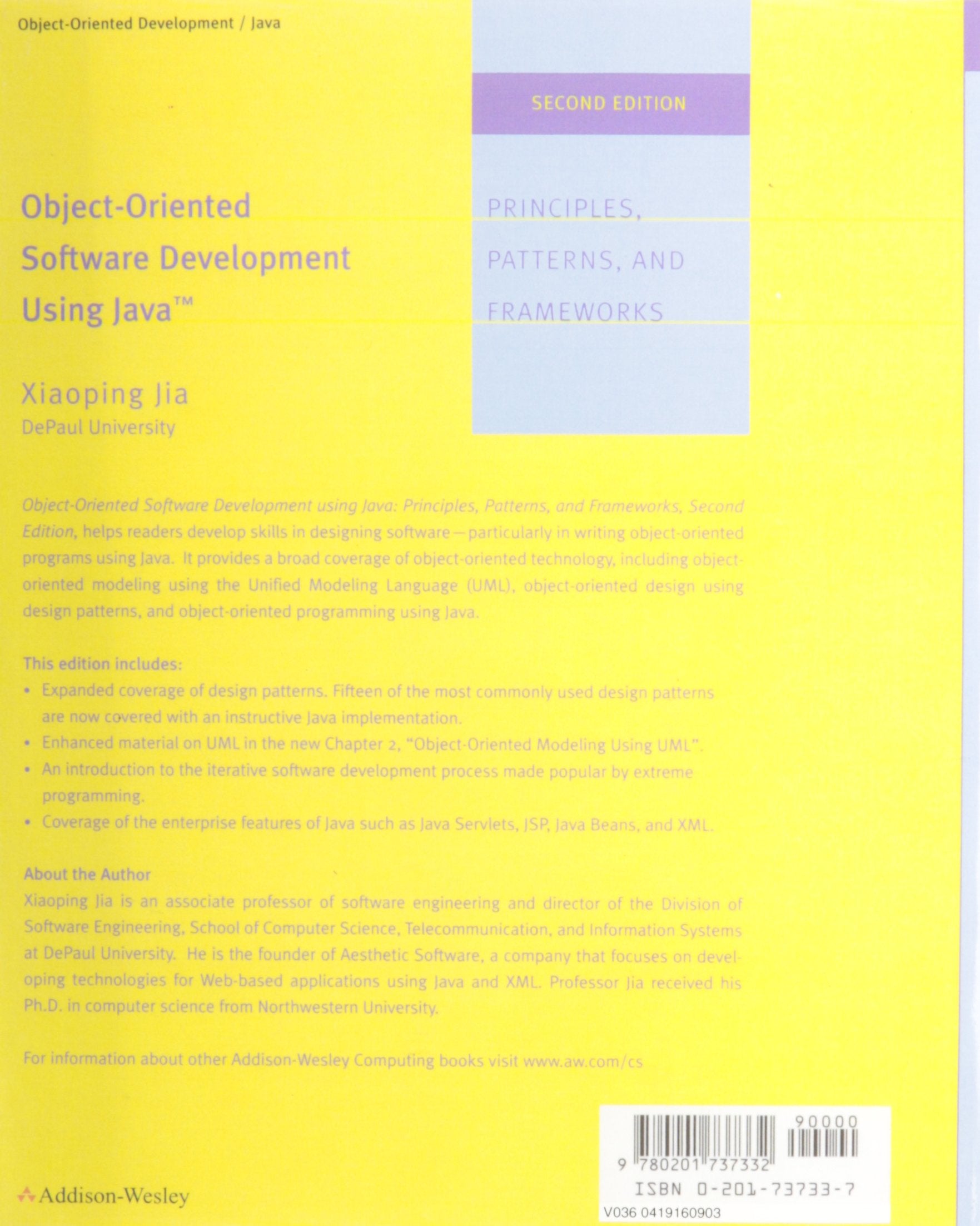 Object Oriented Software Development Using Java