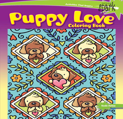 SPARK Puppy Love Coloring Book (Dover Animal Coloring Books)