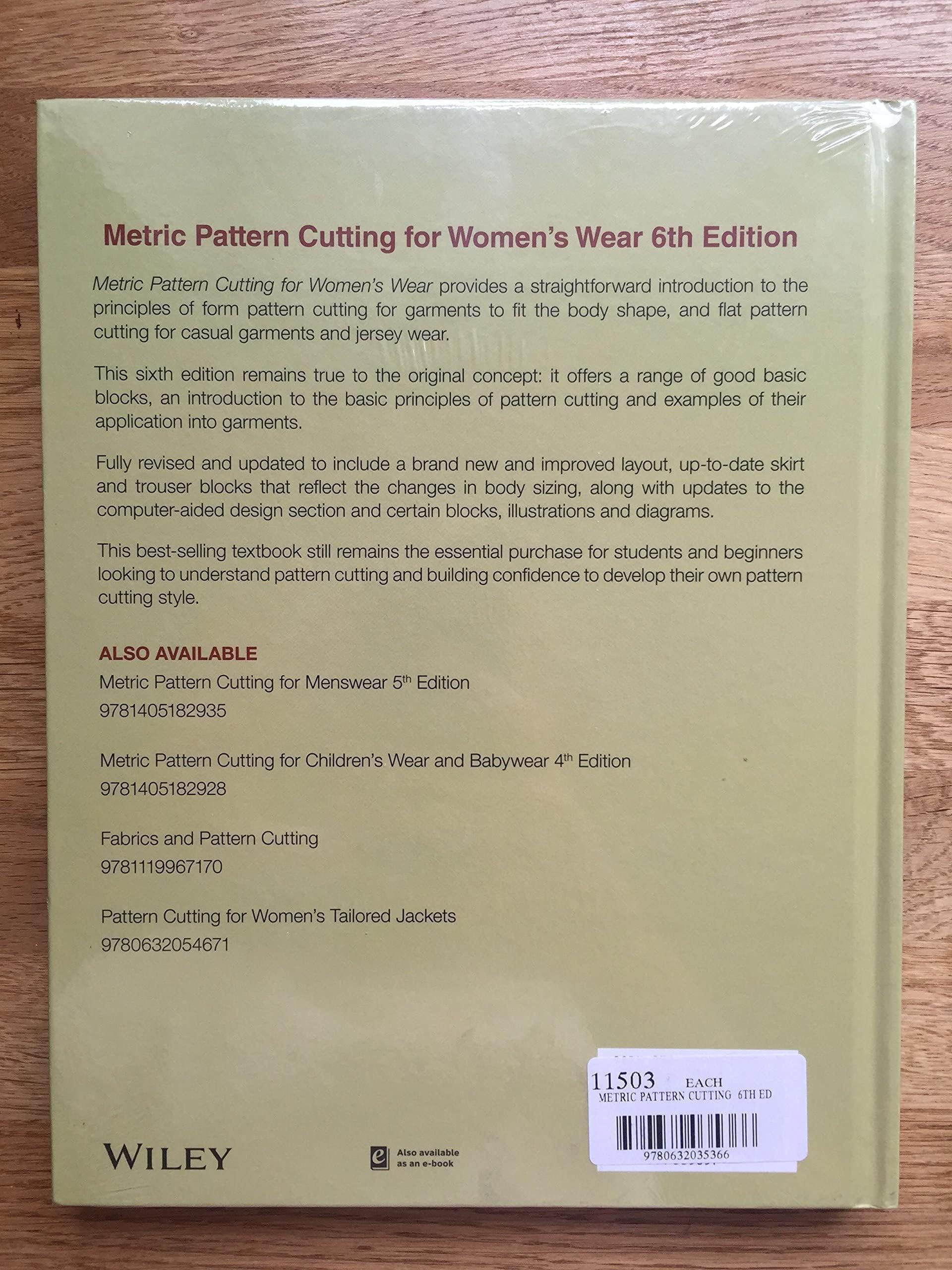 Metric Pattern Cutting for Women's Wear