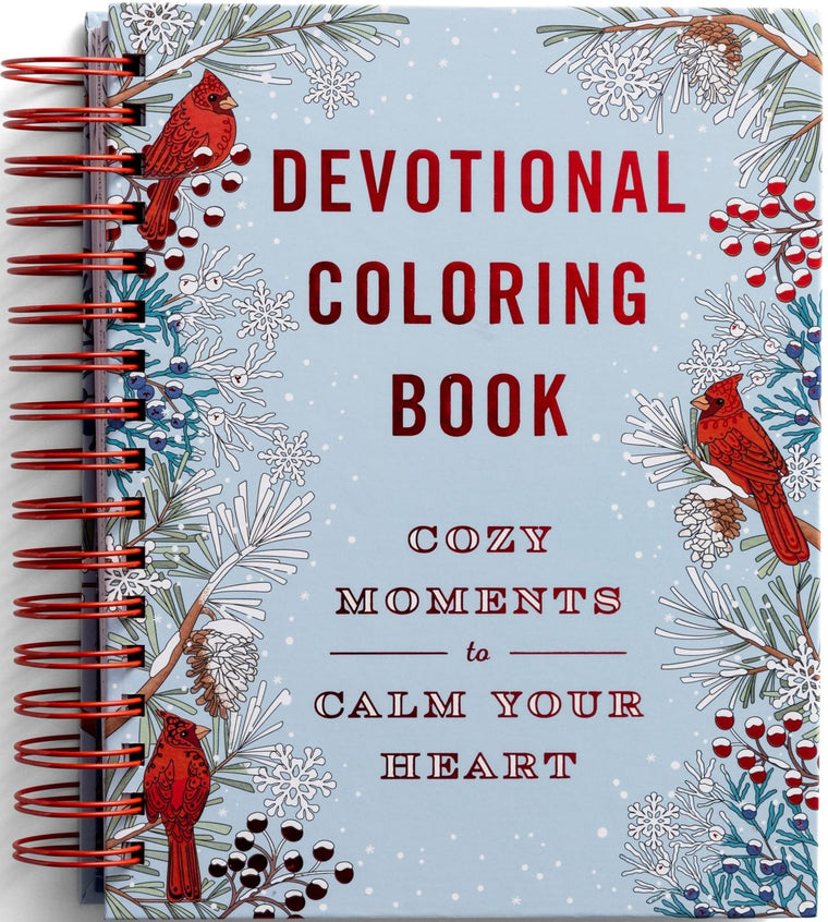 Cozy Moments to Calm Your Heart: Devotional Coloring Book