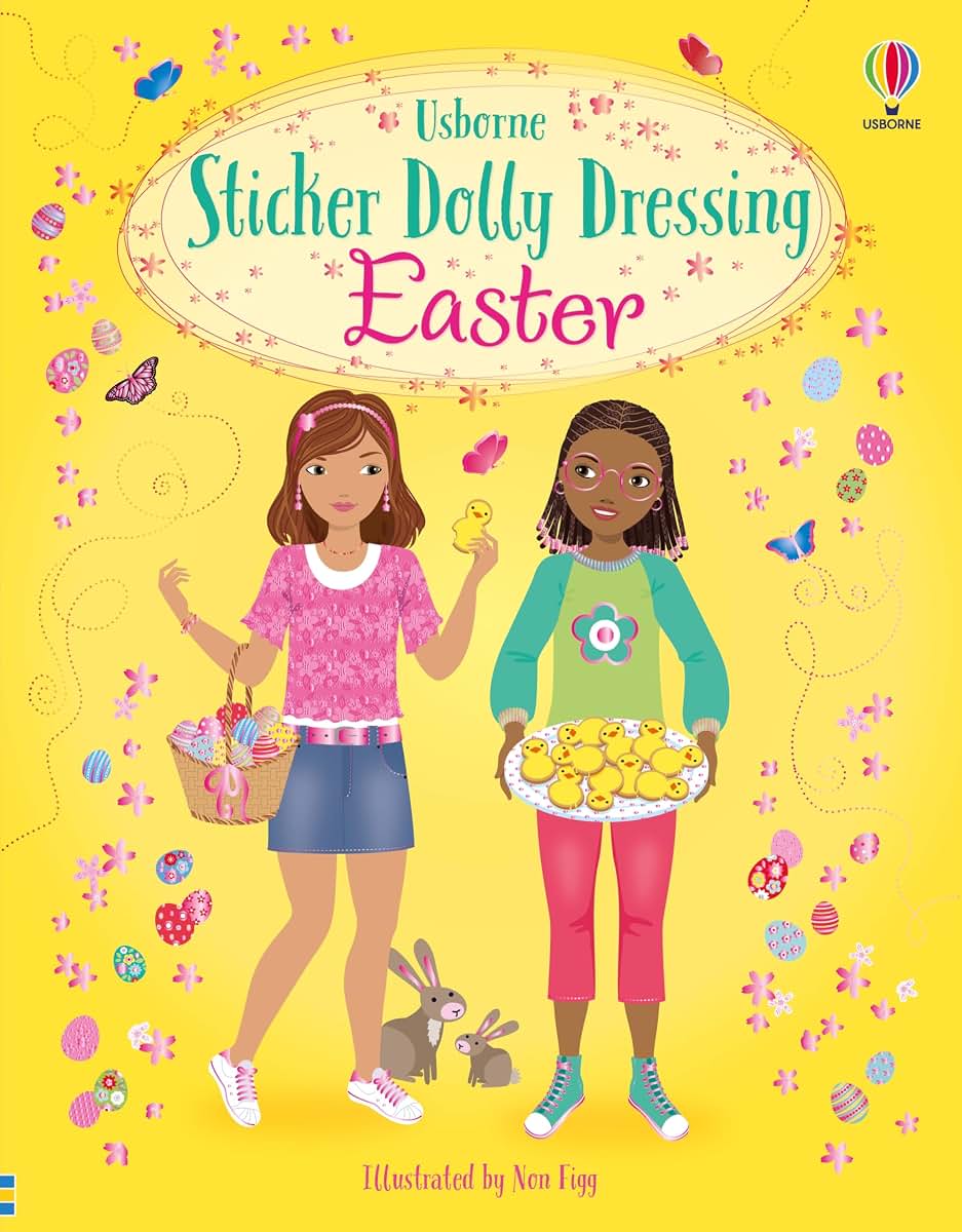 Sticker Dolly Dressing Easter: An Easter And Springtime Book For Kids - A Fun Interactive Activity About Lambs, Chicks, and Egg Hunts with 200+ Reusables for Children (Ages 5-8)