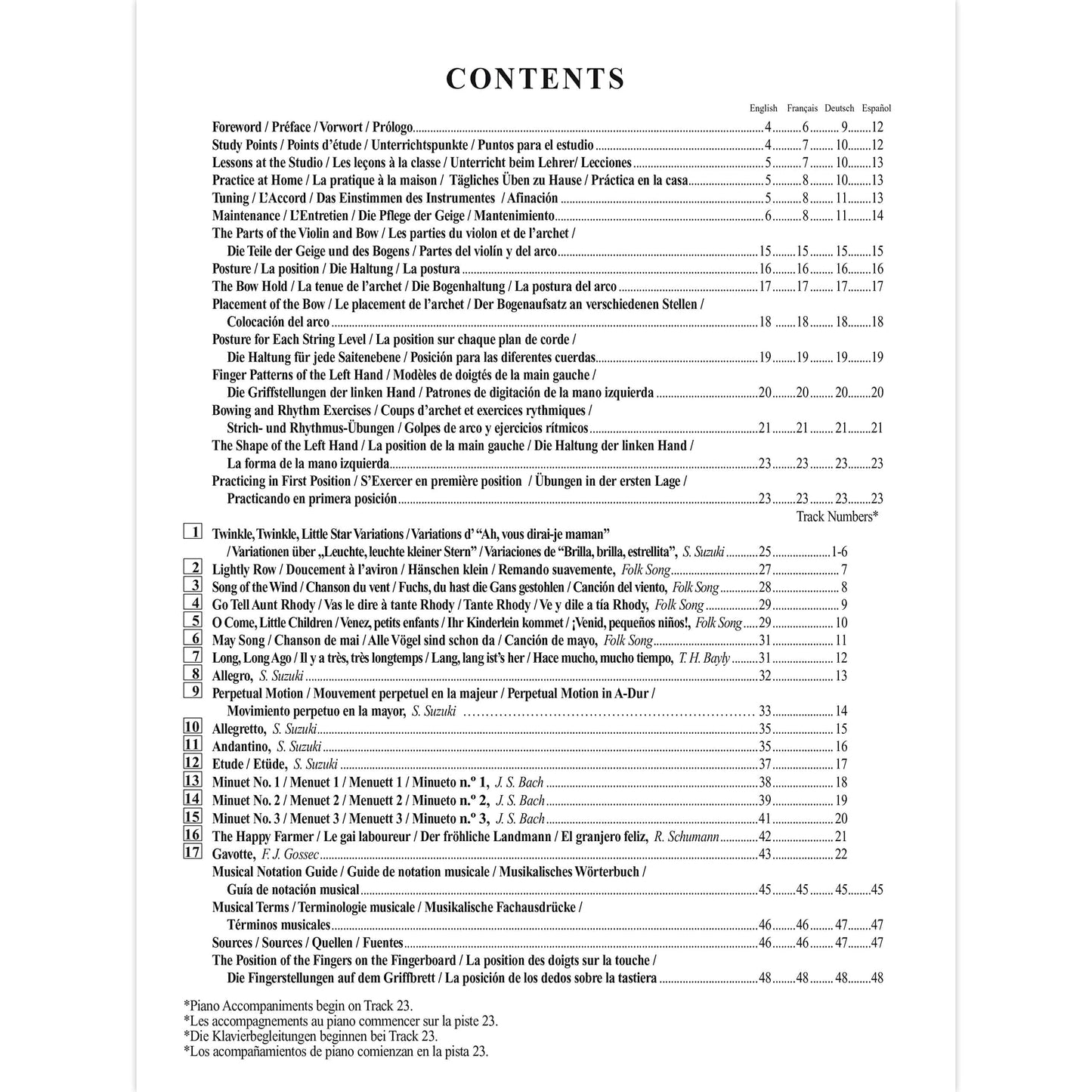Suzuki Violin School, Vol 1: Violin Part
