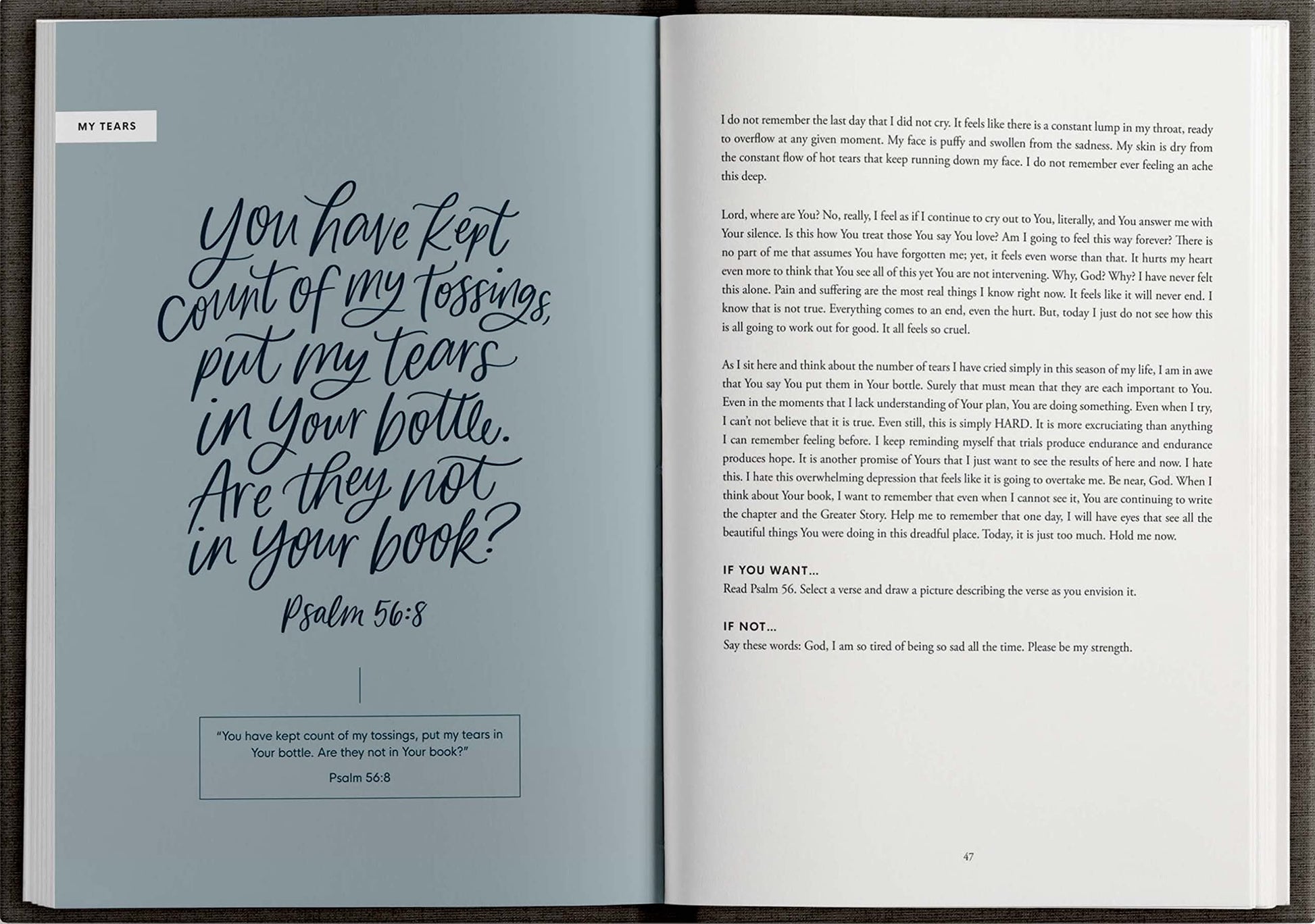 Even in Darkness: A Devotional journal for Grief: Raw and Honest Devotions with Guided Prompts During Seasons of Grief, Loss and Suffering
