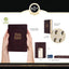 KJV Holy Bible, Giant Print Full-size Faux Leather Red Letter Edition - Thumb Index & Ribbon Marker, King James Version, Dark Brown (KJV Full Size GP Editions)