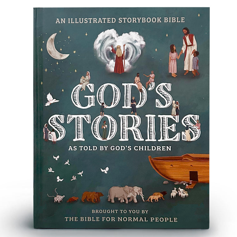 God's Stories as told by God's Children - Illustrated Bible Story Book for Children, Kids & Toddlers - Religious Gifts for Christians