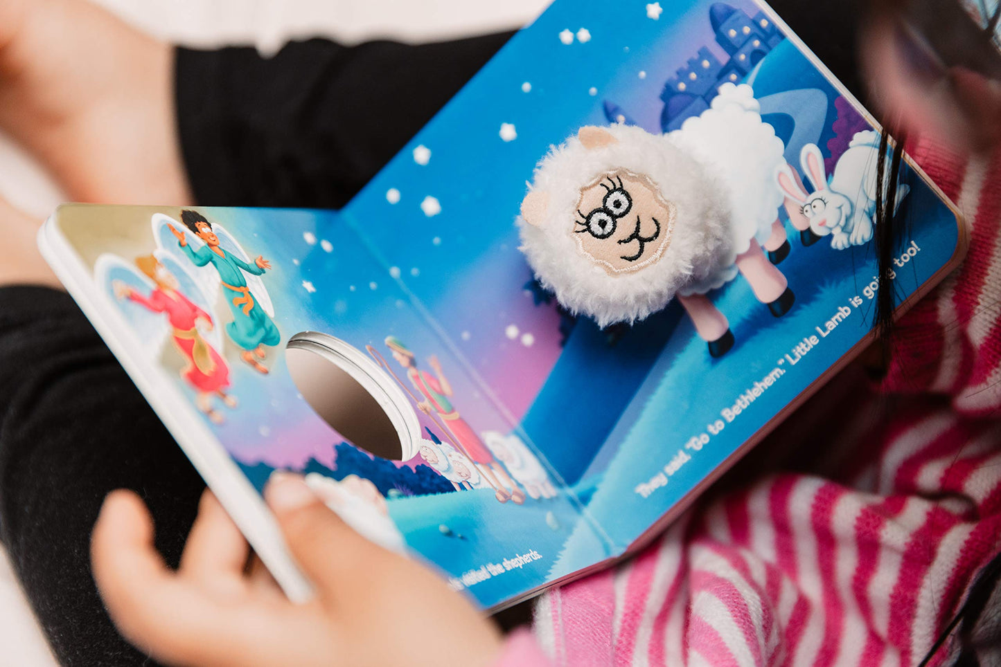 The Beginner's Bible Little Lamb's Christmas: A Finger Puppet Board Book
