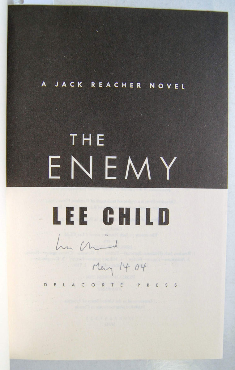 The Enemy (Jack Reacher, No. 8) — back cover