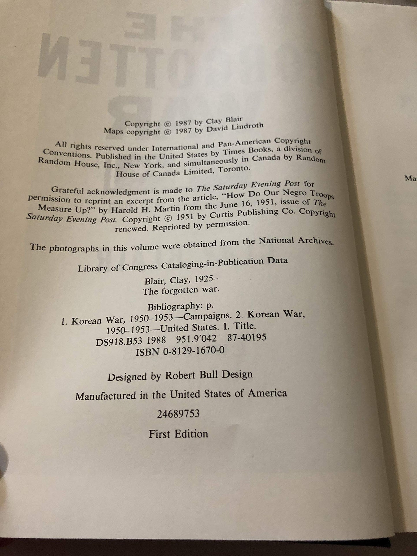 The Forgotten War: America in Korea, 1950-1953