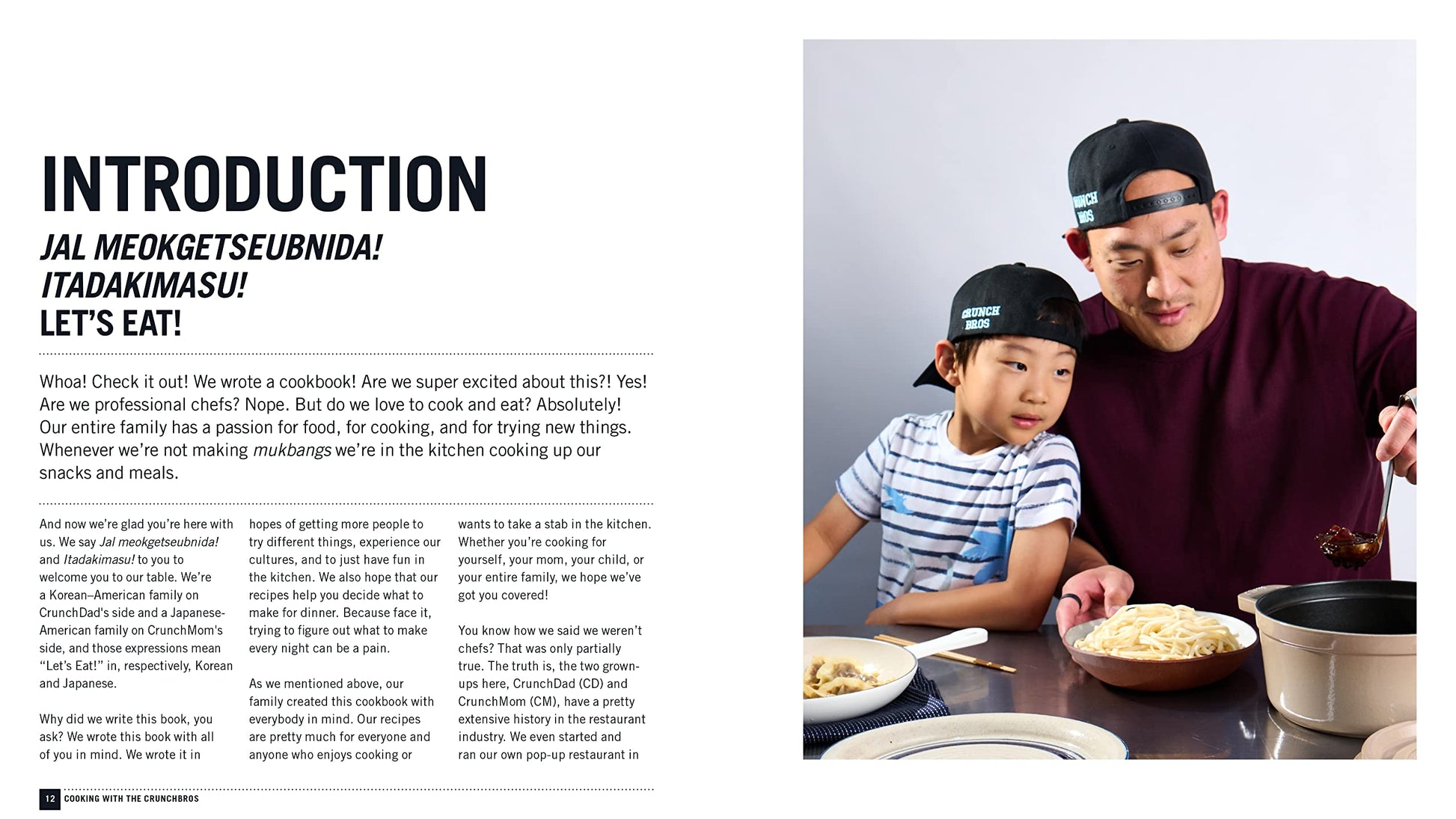 Cooking with the CrunchBros: Casual and Fun Korean- and Japanese-Inspired Recipes from Our Kitchen to Yours