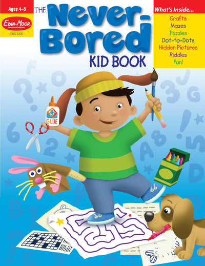 The Never-Bored Kid Book, Ages 4-5