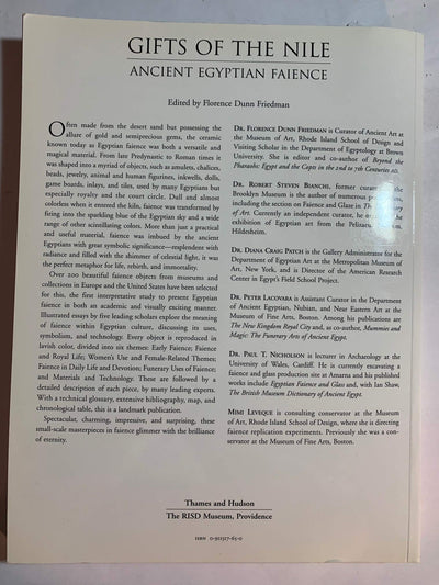 Gifts of the Nile: Ancient Egyptian Faience