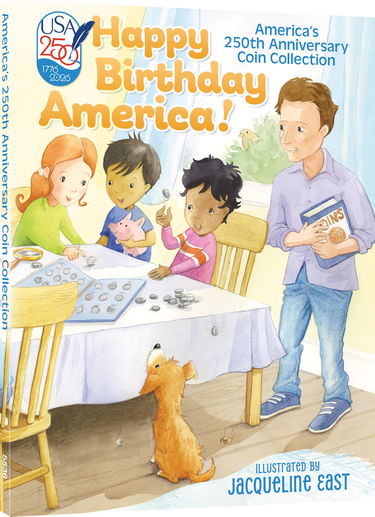 Happy Birthday America! Children's Coin Folder - United States 250th Anniversary Collection: 2026 (Single Mint) (Official Whitman Coin Folder)
