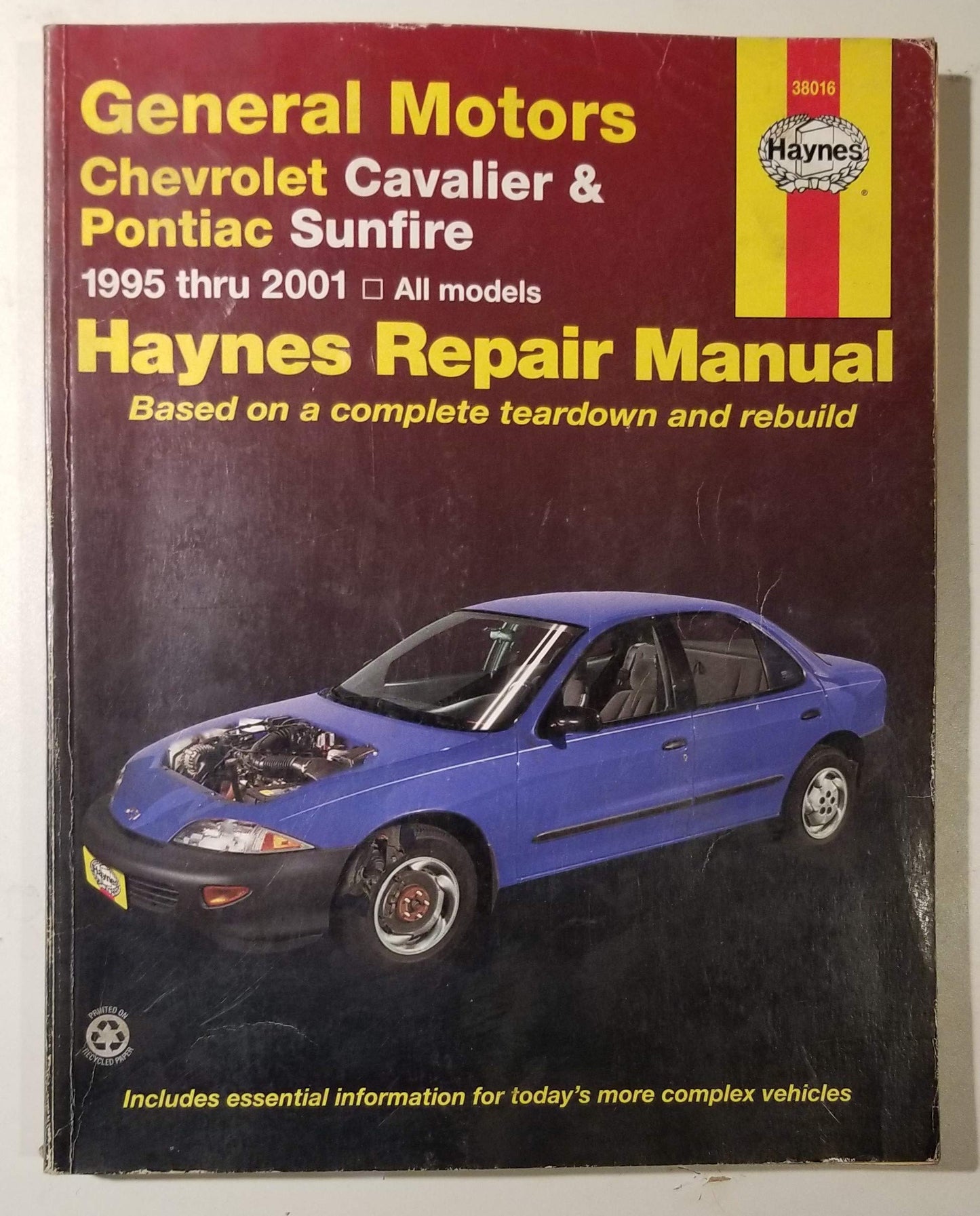 Haynes General Motors Chevrolet Cavalier & Pontiac Sunfire 1995-2001 (Hayne's Automotive Repair Manual)