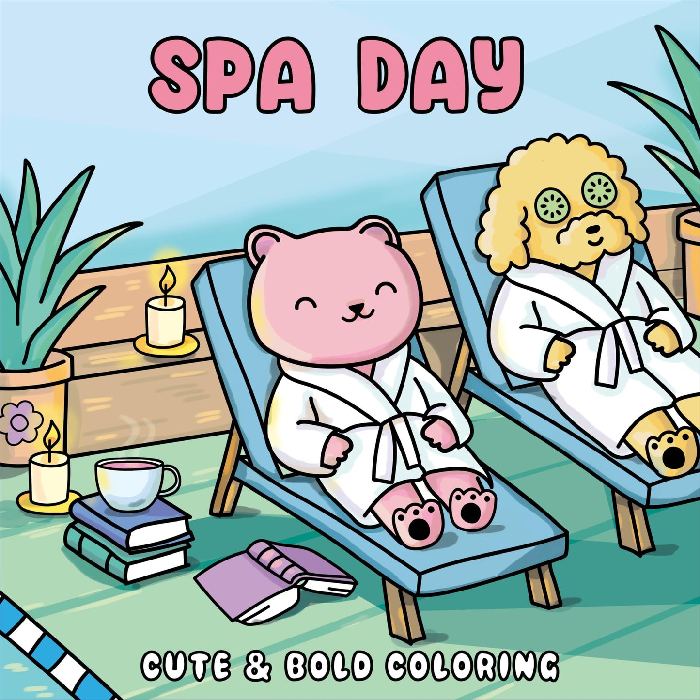 Spa Day: Coloring Book (Cozy Coloring)