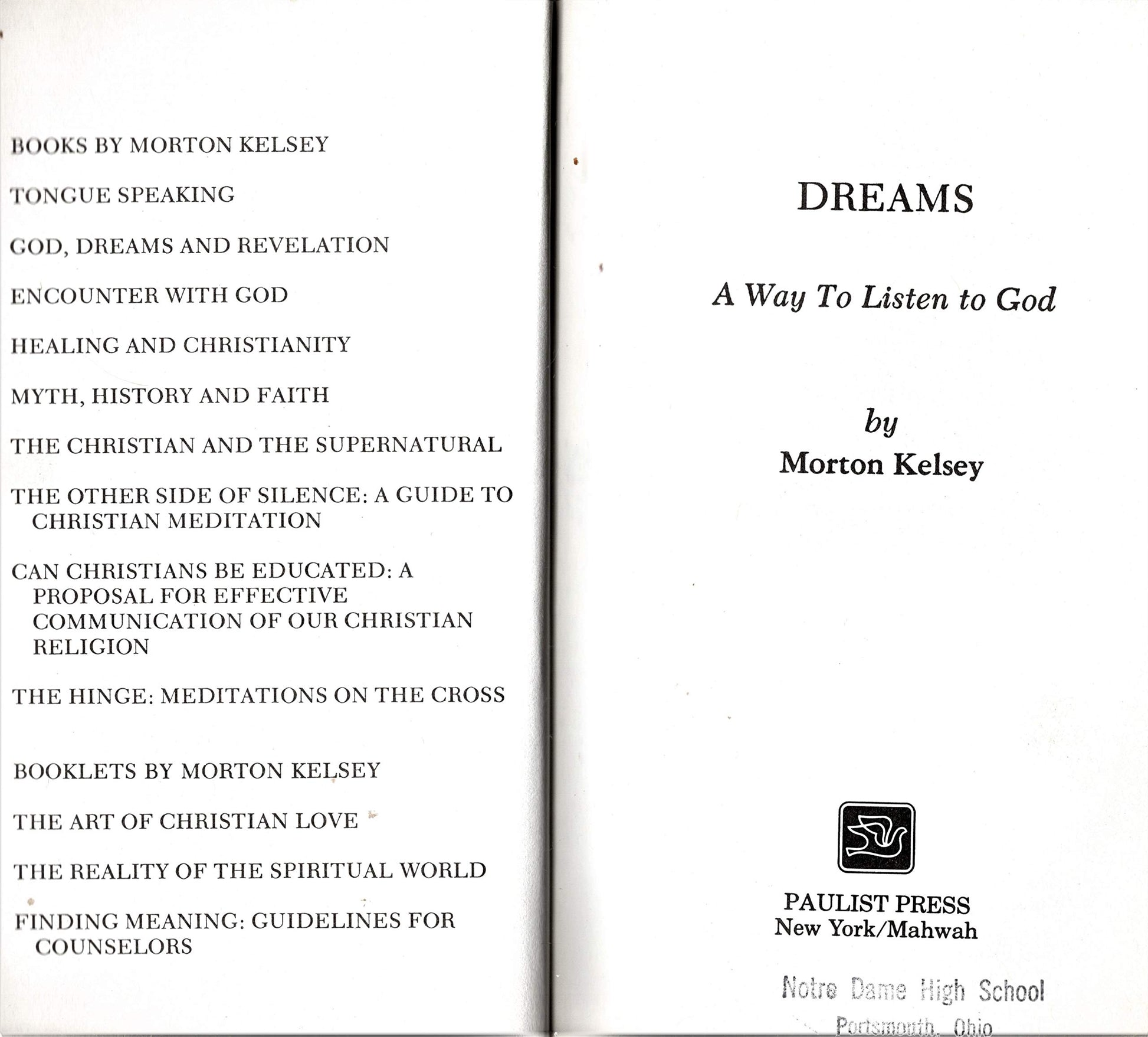 Dreams: A Way to Listen to God
