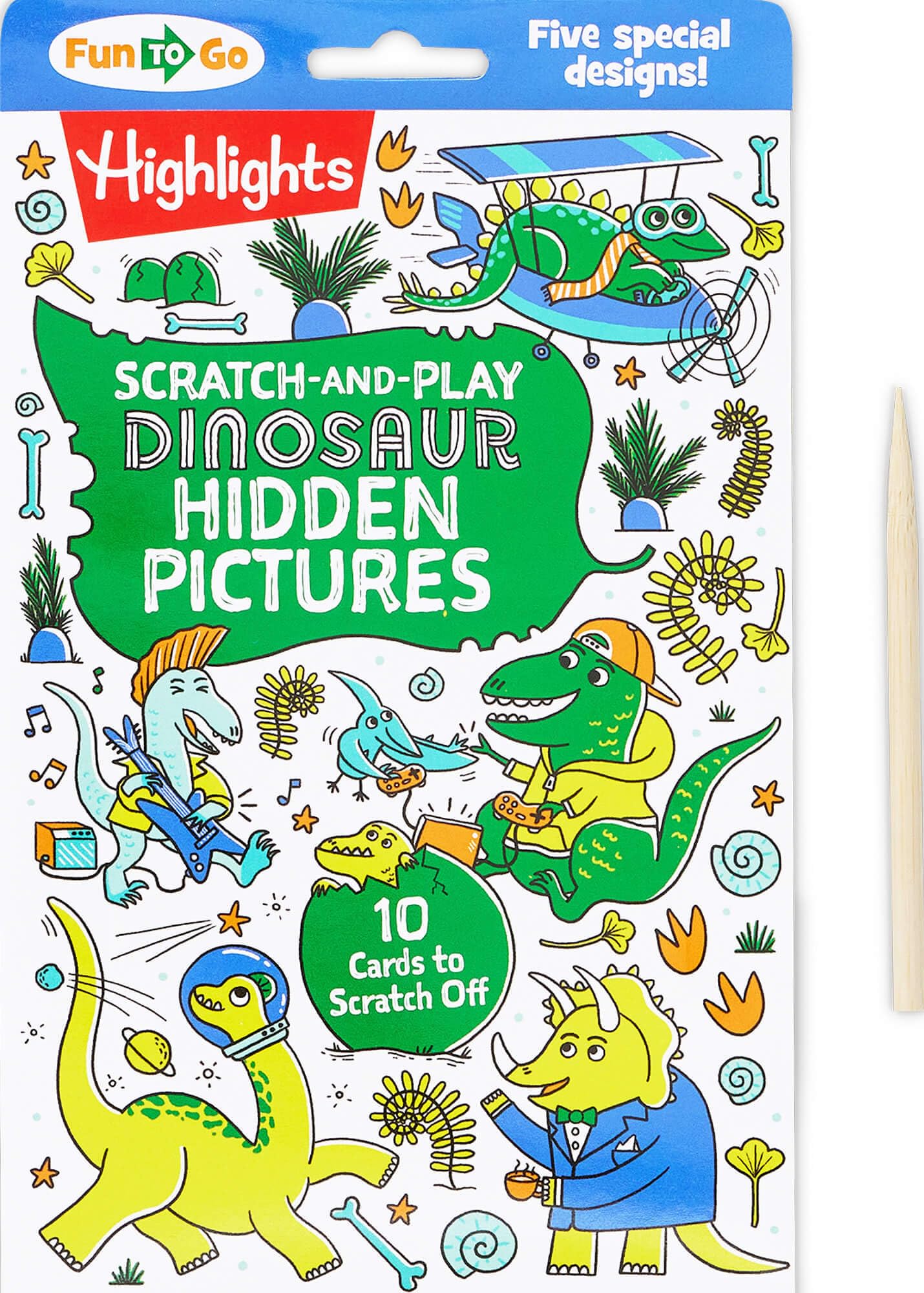 Scratch-and-Play Dinosaur Hidden Pictures (Highlights Fun to Go)