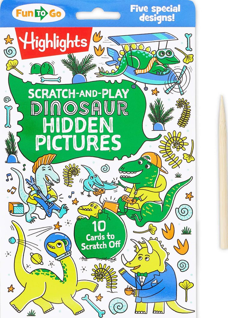 Scratch-and-Play Dinosaur Hidden Pictures (Highlights Fun to Go)