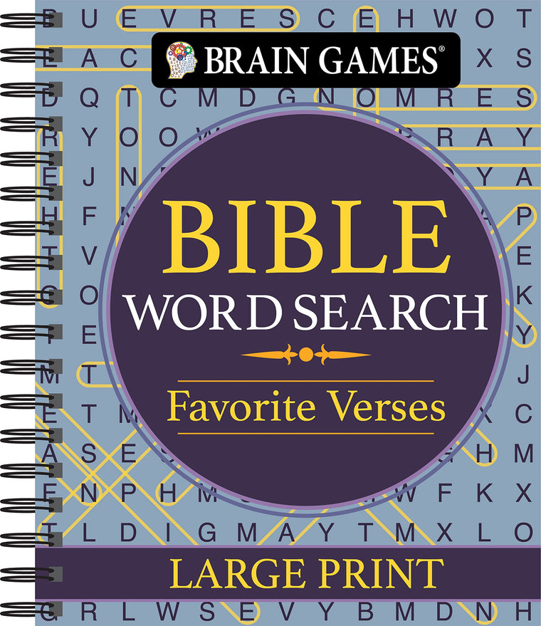 Brain Games - Bible Word Search: Favorite Verses - Large Print (Brain Games Large Print)