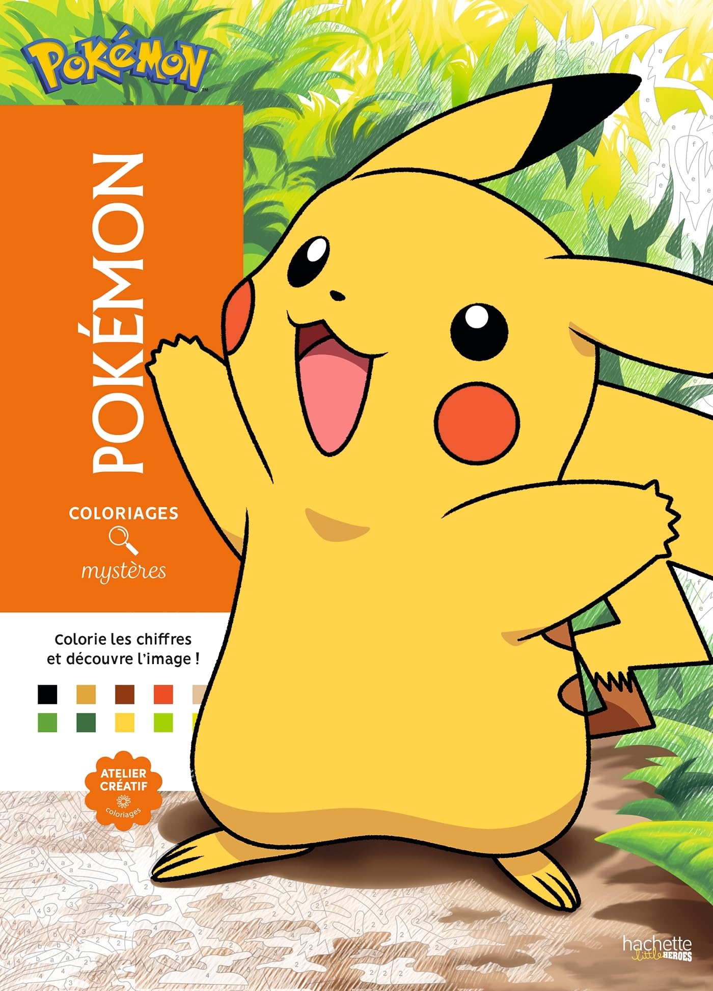Coloriages mystres - Pokmon: Colorie les chiffres et dcouvre l'image