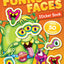 Funny Faces Coloring Sticker Book - Aliens Includes 2 Pages with Over 50 Stickers 16 Pages
