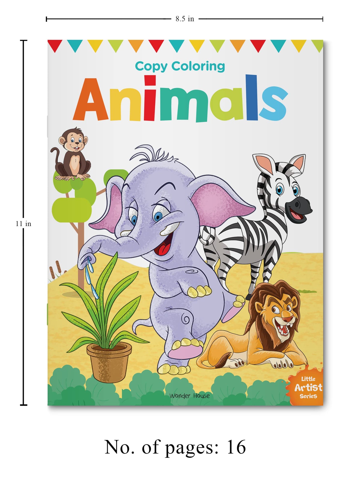Little Artist Copy Colouring Boxset : Pack of 8 Books (Birds, Sea Animals, Fruits, Vegetables, Dinosaurs, Cars and People Around Us)