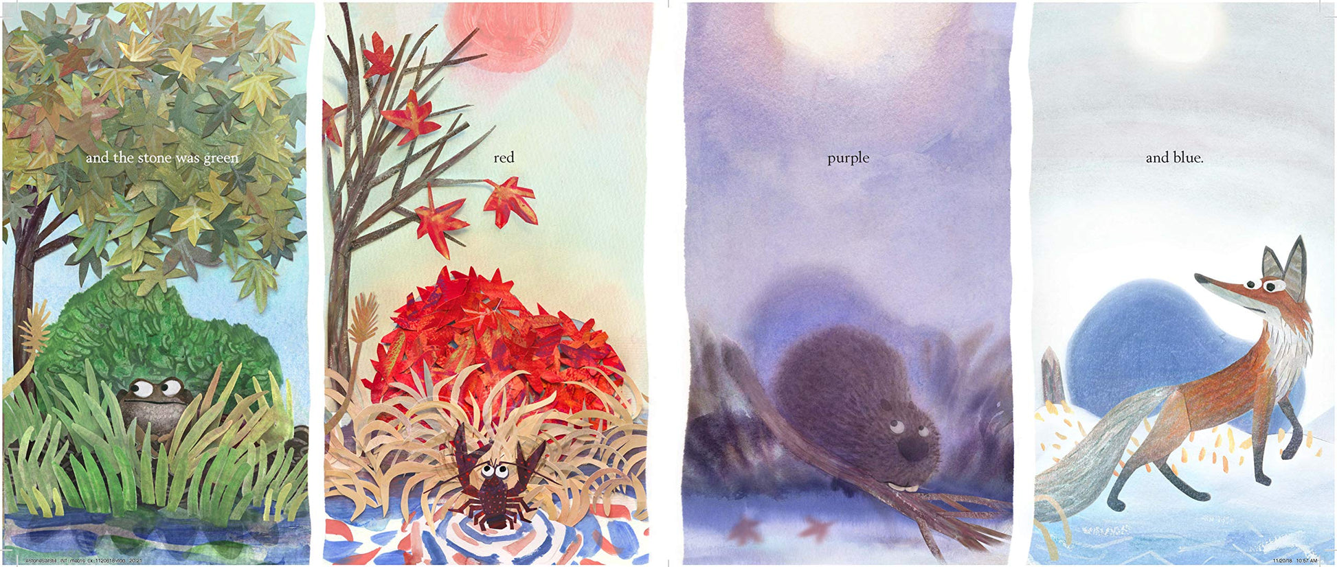 A Stone Sat Still: (Environmental and Nature Picture Book for Kids, Perspective Book for Preschool and Kindergarten, Award Winning Illustrator) (Brendan Wenzel)