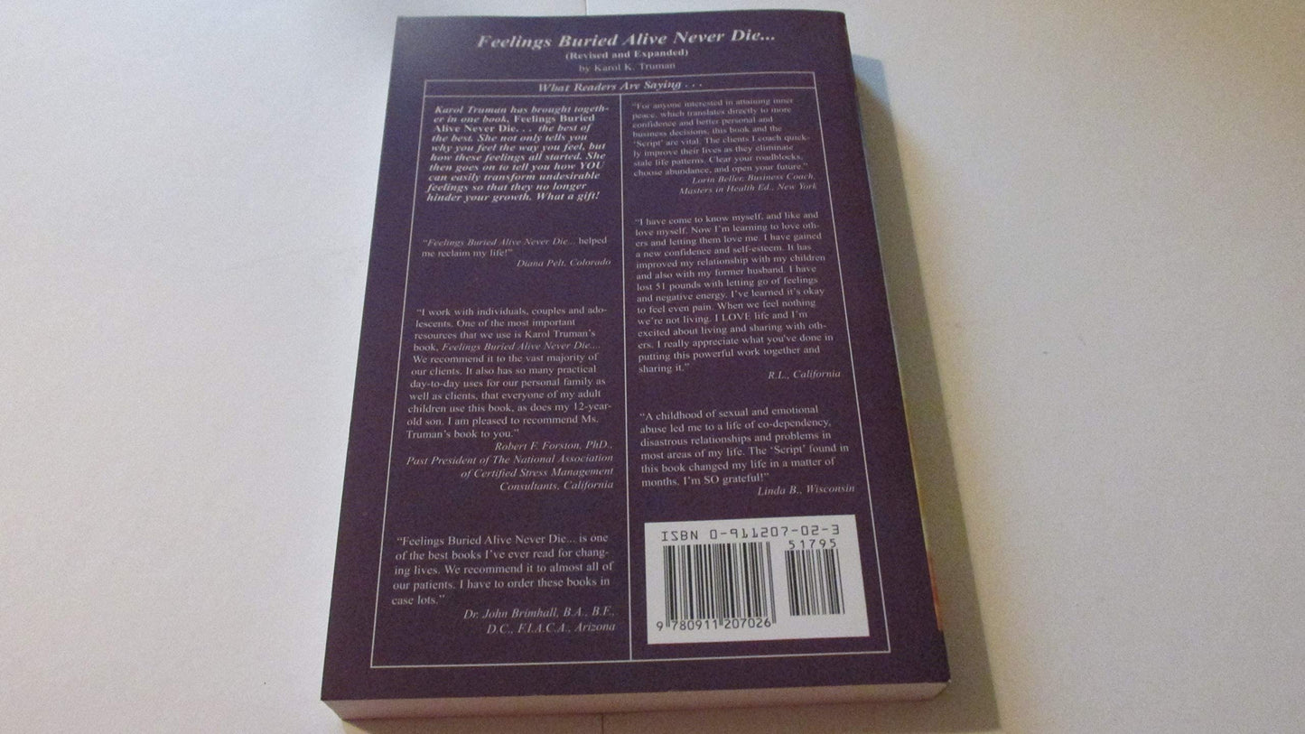 Feelings Buried Alive Never Die by Karol K. Truman