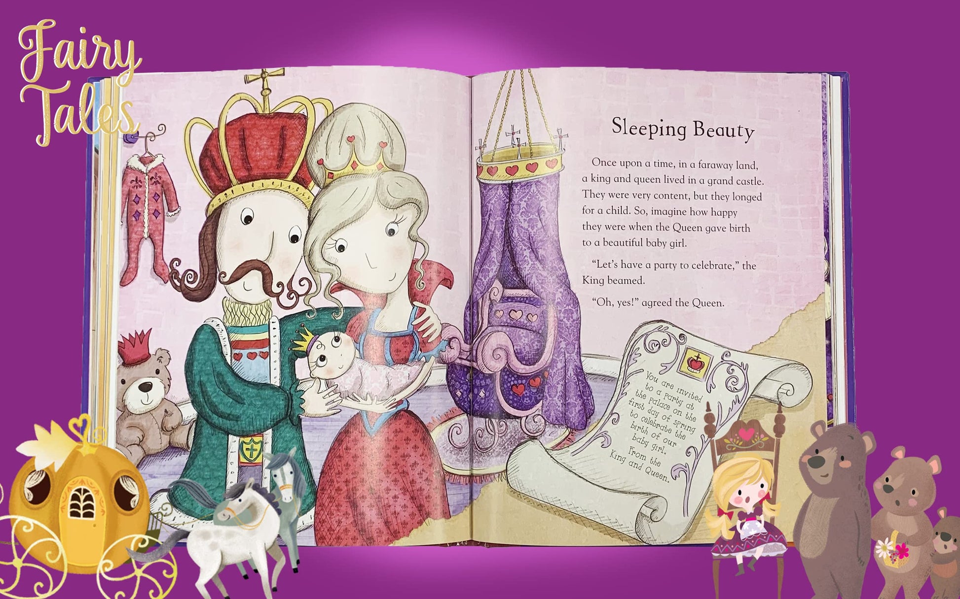 Fairy Tales Treasury: A Timeless Collection of Favorite and Classic Fairy Tales Stories for Children