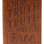 NKJV, Personal Size Large Print End-of-Verse Reference Bible, Verse Art Cover Collection, Leathersoft, Brown, Red Letter, Comfort Print: Holy Bible, New King James Version