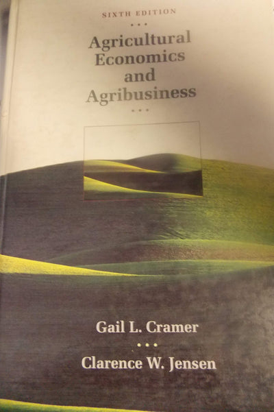 Agricultural Economics and Agribusiness