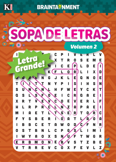 Spanish Word-Finds Word Search Puzzle Book Full Size