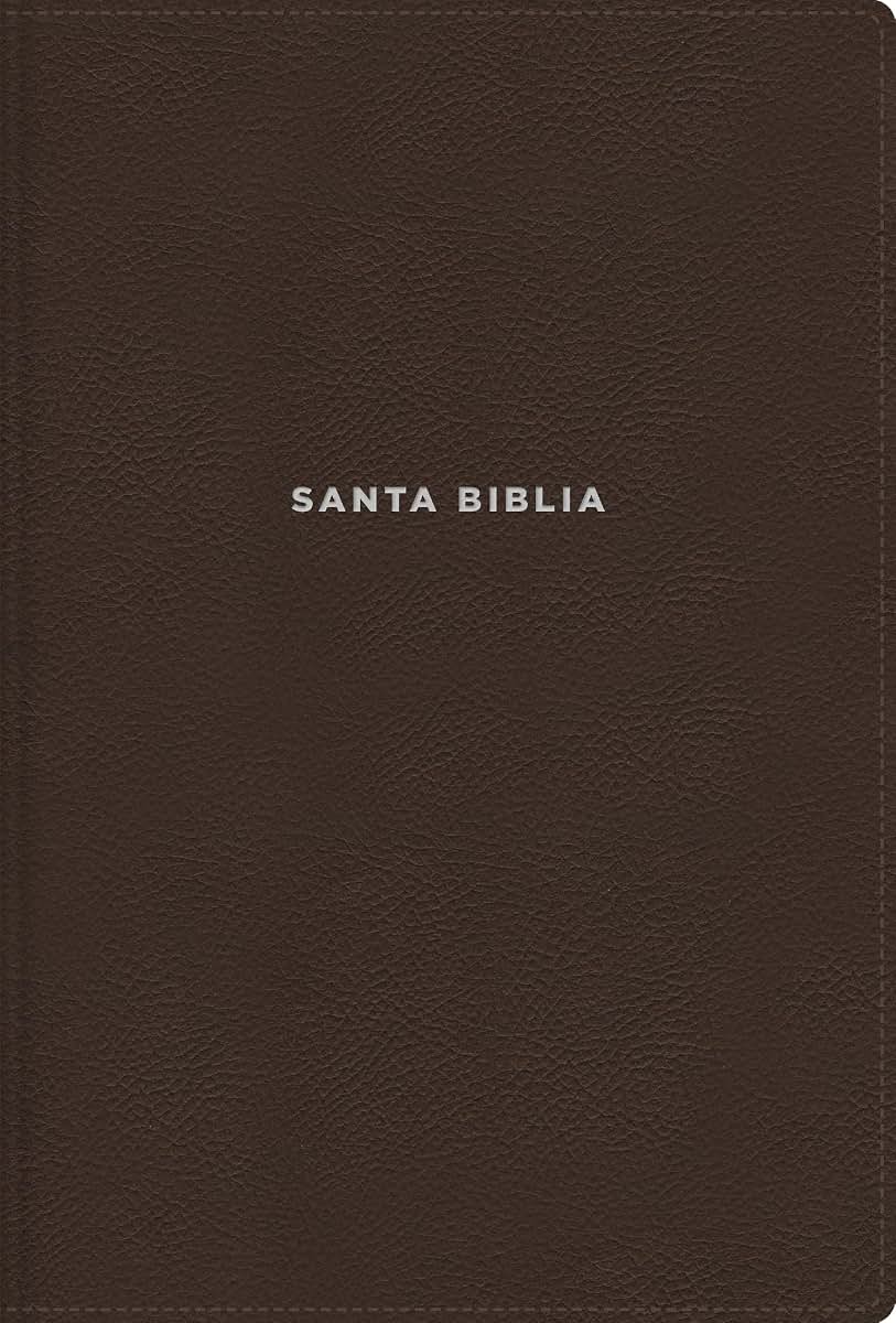 NVI, Biblia de Estudio actualizada, Revisin 2022, Leathersoft, Caf, Letra grande, Interior a color, Palabras de Jess en Rojo, Comfort Print (Spanish Edition)