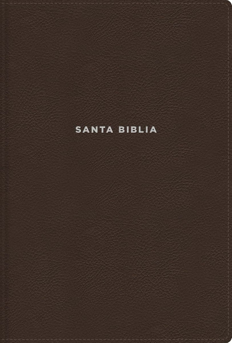 NVI, Biblia de Estudio actualizada, Revisin 2022, Leathersoft, Caf, Letra grande, Interior a color, Palabras de Jess en Rojo, Comfort Print (Spanish Edition)